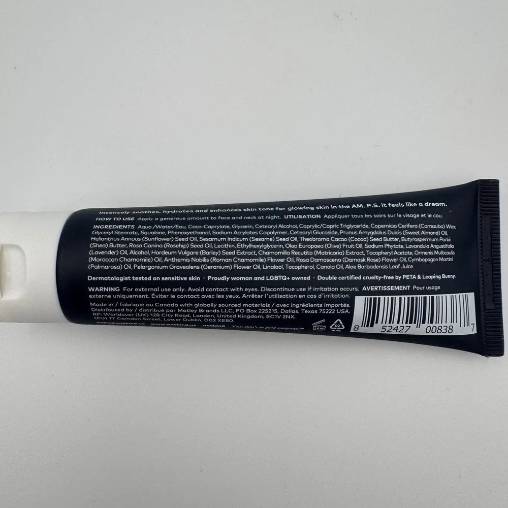 Onekind Dream Cream Nighttime Moisturizer 1.7oz Rosehip‎ Oil Squalane NEW